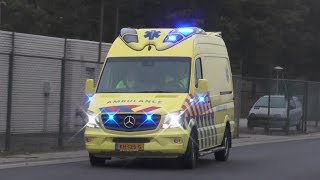 [Primeur \u0026 Wail] A1, Voorraad/Test Otaris Ambulance 02-108 UMCG Ambulancezorg naar melding in Emmen