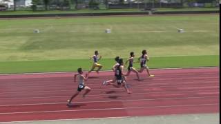 2016 7 31亀岡選手権100ｍ予選５組