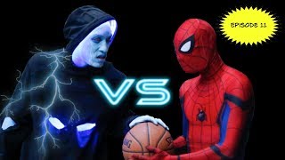 Spiderman vs Electro Basketball... Spiderman Basketball Episode 11