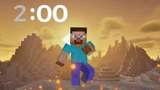 2 Minute Countdown Timer - Minecraft Dance