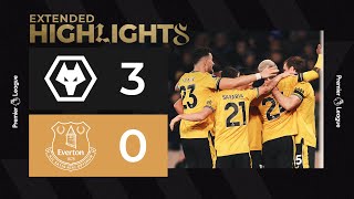 Three wins in a row! | Wolves 3-0 Everton | Extended Highlights