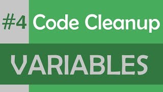 When to use variables | [ Code Cleanup #4 ]