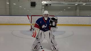 Bow View Ringette Goaltending - Challenging the Shooter