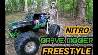 Traxxas Nitro GRAVE DIGGER Stampede FreeStyle Bash