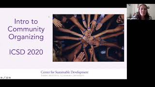 Community Organizing Workshop ICSD2020