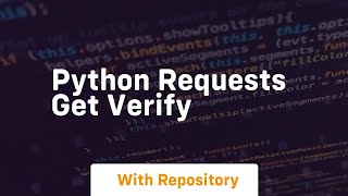 python requests get verify
