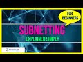 🔥 Subnetting Explained Simply for Beginners