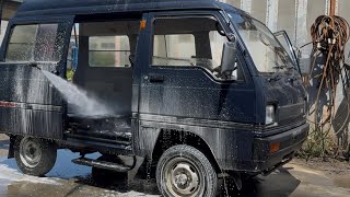 車内も洗車？ワンコじじいの乗った☆くっさい♪くっさい♪ミ ニ キャブ🎵スーパーチャージャー　4WD！