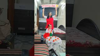 Christmas Vibes Status 🥳|| Mother Daughter Dance On Christmas Music 🎊 #shorts #m