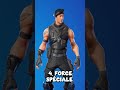 les 4 skins les plus rares de fortnite 😲 shorts