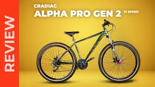 Cradiac Alpha Pro Gen 2 Review| Best 21 Speed MTBs in India| Top selling MTB models| Bicyclekart