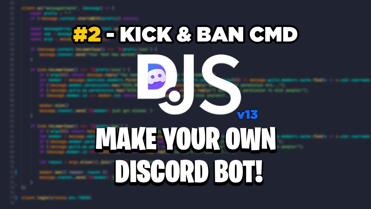Kick ban. Discord Slash Commands. Discord js. Slash Commands. Command Slash Command how to make.