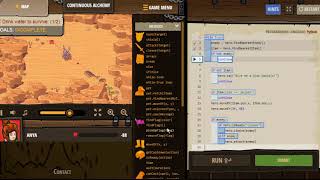 Continuous Alchemy CodeCombat. Python