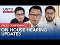 House panel holds press conference on possible cancellation of OVP budget hearing