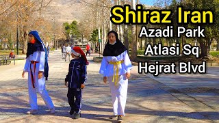 Shiraz iran2022 - Azadi Park To Atlasi Sq \u0026 Hejrat Blvd/شیراز پارک آزادی به فلکه اطلسی و بلوار هجرت