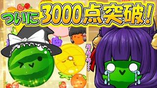 【ゆっくり実況】ついにスイカゲームで3000点を取る！？今ネットで大流行している「 スイカゲーム 」でハイスコアを出した！！【たくっち🍉】【 スイカゲーム 】【 ゲーム実況 】