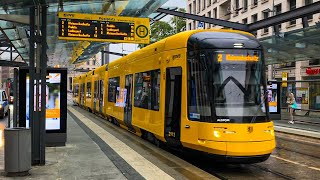 Trams in Dresden, Germany 🇩🇪 | 2023