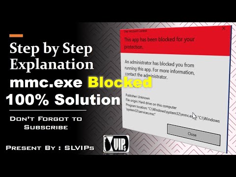 mmc.exe blocked Windows 10 Fix (English) How to fix sisetup.exe blocked Windows 10