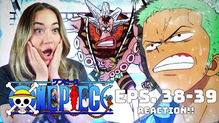 ARLONG'S PARK BATTLE!! FIRST TIME WATCHING ONE PIECE Episodes 38 & 39 REACTION