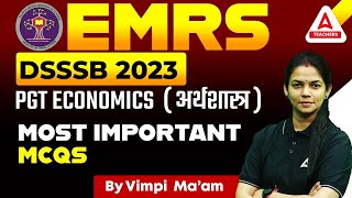 EMRS/DSSSB PGT Economics Classes #1 | Economics MCQs By Vimpy Ma'am