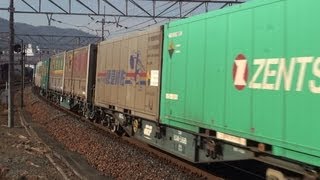 JR貨物　EF210-2牽引1054レ（佐川飛脚コン、netruckあり）　＠石山　2013/01/12