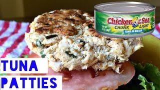 Healthy Tuna Patty Recipe | How To Make Low Fat, Low Carb Tuna Fish Patties