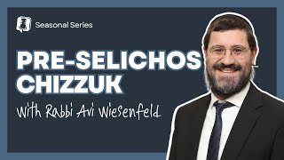 Pre Selichos Chizzuk (1)