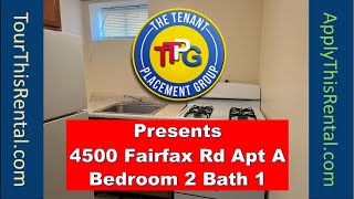 4500 Fairfax Rd, 21216 Another Great 2 bedroom Rental Presented By #TheTenantPlacementGroup.com