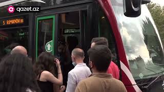 Metroda biabırçı mənzərə - Hamı bu görüntüdən danışır