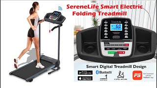 SereneLife Smart Electric Folding Treadmill SLFTRD20 Model  | Product Review Camp