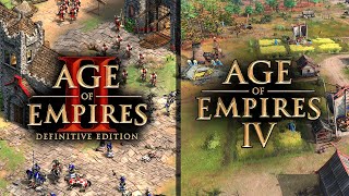 Age of Empires 2 vs Age of Empires 4 | TOP THREE DIFFERENCES