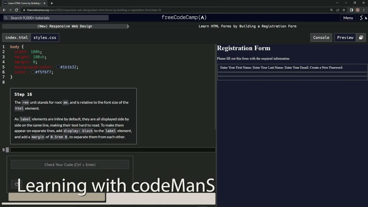 Learn2code | FreeCodeCamp (New) Responsive Web Design - Building A ...