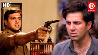 सनी देओल और गोविंदा की ख़तरनाक लड़ाई | Sunny Deol VS Govinda Action Scenes | Bollywood Hindi Movie