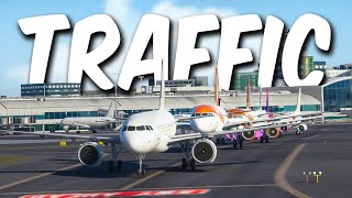 I Got Into My *FIRST* Traffic Jam In Microsoft Flight Simulator (VATSIM/ATC)