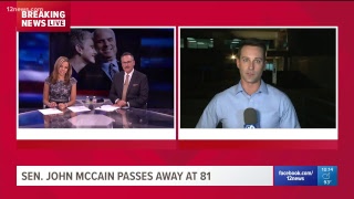 LIVE: Continuing coverage after Sen. John McCain dies of brain cancer