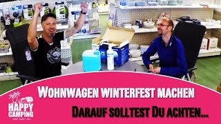 Wohnwagen einwintern - worauf ist zu achten? | HAPPY CAMPING