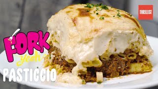 The Biggest Pastitsio in Brooklyn || Fork Yeah: Somethingreek