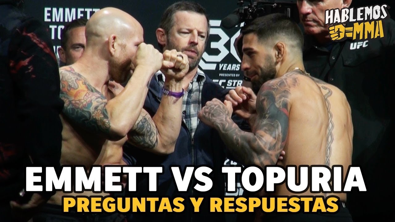 UFC Jacksonville: Emmett Vs. Topuria Preguntas Y Respuestas - YouTube