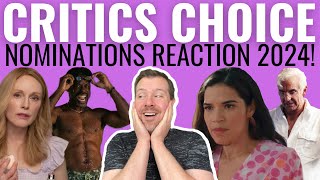 Critics Choice Nominations 2024 REACTION VIDEO!