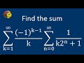 Another method to evaluate the required sum for Putnam Mathematical competition 2016-B6