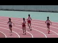 5月28日第70回 広島県高等学校総合体育大会 陸上競技　女子100ｍh 準決勝2組