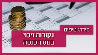 נקודות זיכוי מס הכנסה - כך תחשבו כמה מגיע לכם?