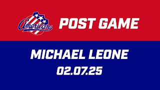 Michael Leone Post Game | 02.07.25