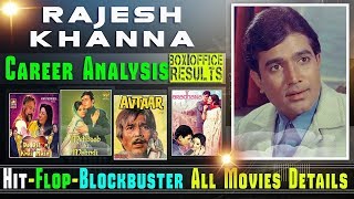 Rajesh Khanna Box Office Collection Analysis Hit and Flop Blockbuster All Movies List.