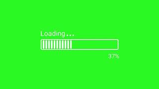 Loading Bar Green Screen Effect