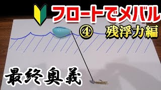 でかメバルを釣る秘密⑤フロートを沈めたら釣れた！初心者もフロートでメバルを釣ろう！