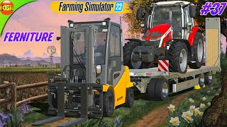 Carpentry in Fs23! Making Furniture in Neubrunn | Farming Simulator 23 #37