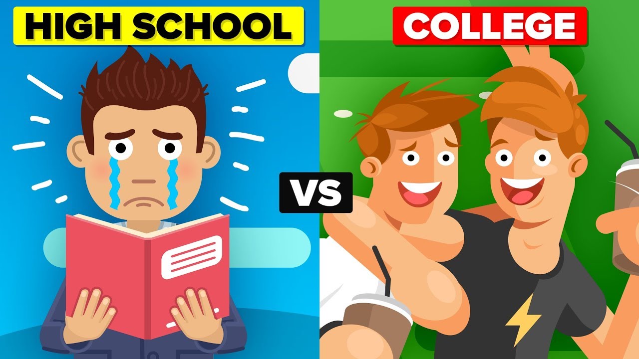 High School Vs College - How Do They Compare? - YouTube