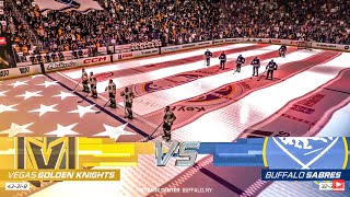 Vegas Golden Knights vs Buffalo Sabres 11/10/2022 NHL 23 Gameplay