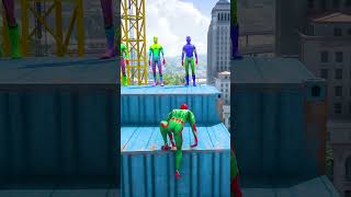GTA 5 Epic Water Ragdolls | Spider-Man Jumps / Fails ep.192 #shorts